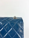 Large Reissue 2.55 226 Blue Patent Leather Flap Bag