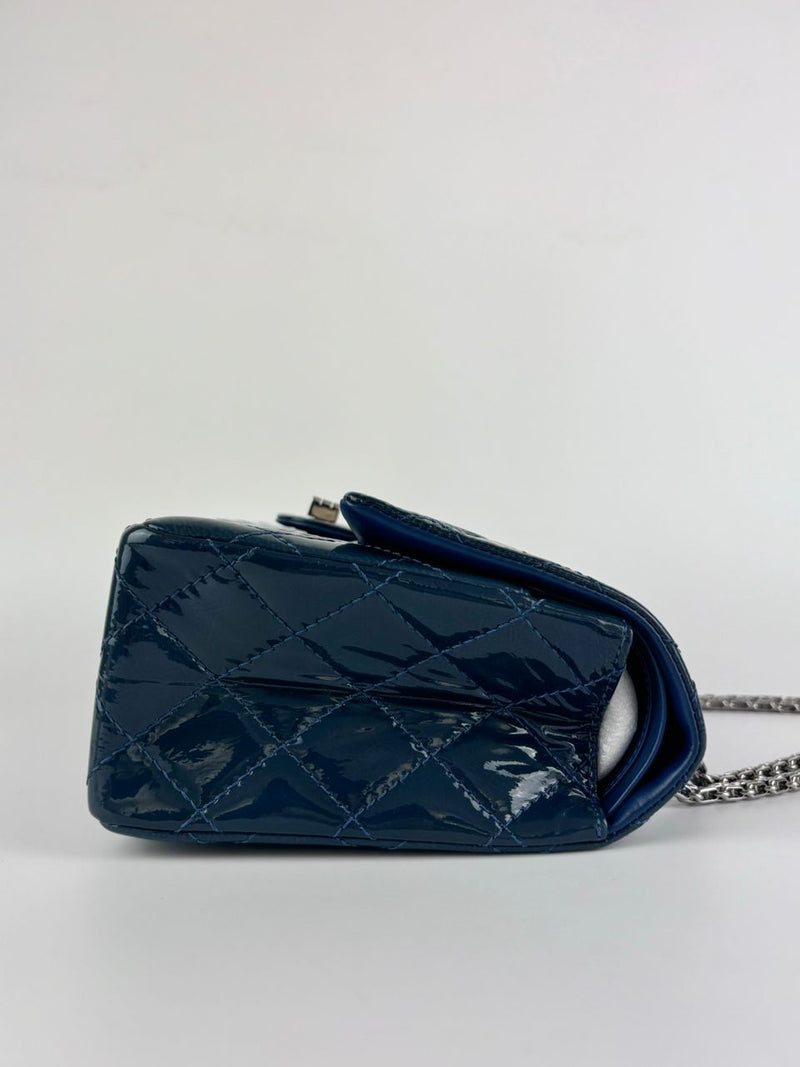 Large Reissue 2.55 226 Blue Patent Leather Flap Bag