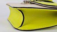 Rockstud Small Glam Lock Bag in Fluo