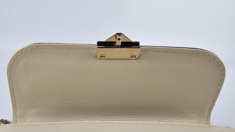 Rockstud Small Glam Lock Bag in Fluo