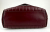 Medium Burgundy Quilted Leather Loulou Shoulder Bag