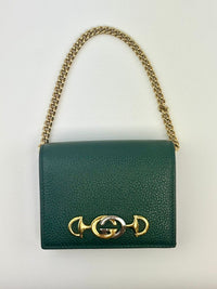 570660 Zumi Chain Wallet in Dark Green