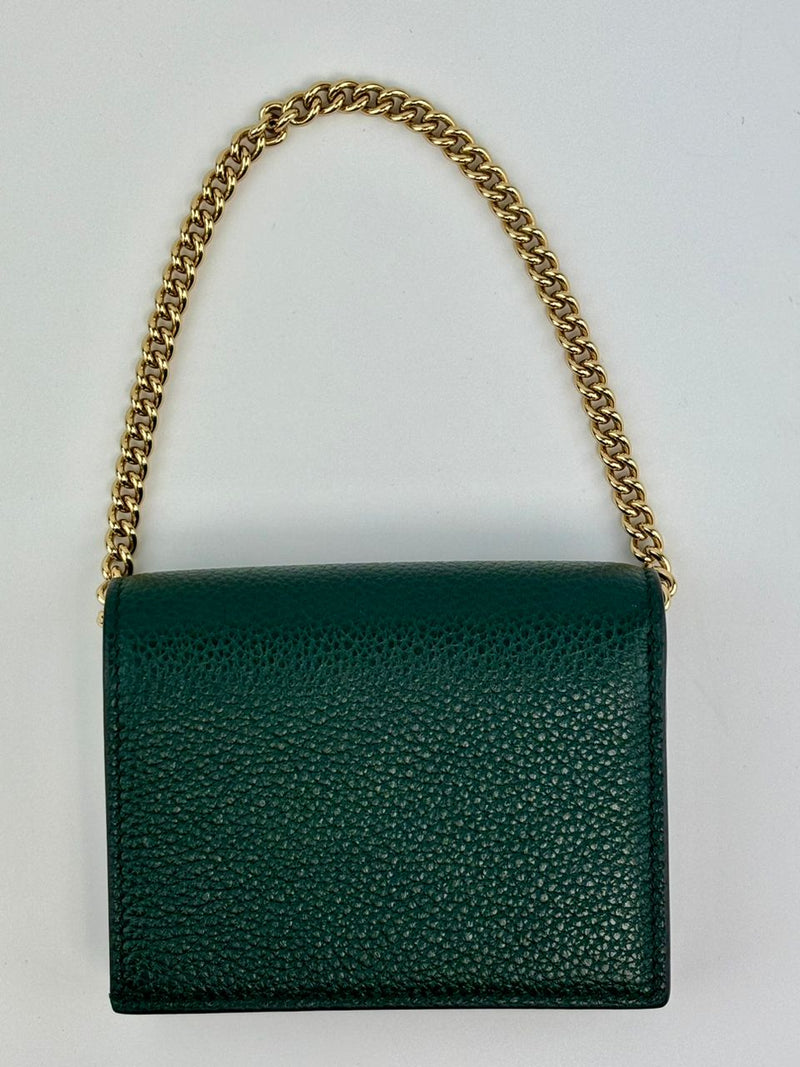 570660 Zumi Chain Wallet in Dark Green