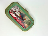 Marano Valentine 18th Century Illustration Kiss Lock Clutch