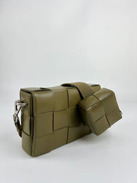 Cassette With Versatile Strap in Mud Green