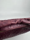 Intrecciato Medium Hobo in Aubergine