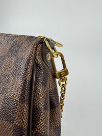 Eva Shoulder Bag in Damier Ebene