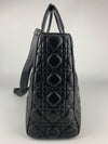 Large Lady Dior in Black Lambskin SHW