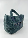 Small Coco Cocoon Nylon Blue Tote Bag