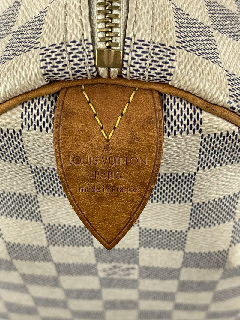 Speedy 30 Damier Azur Canvas