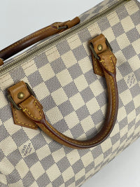 Speedy 30 Damier Azur Canvas