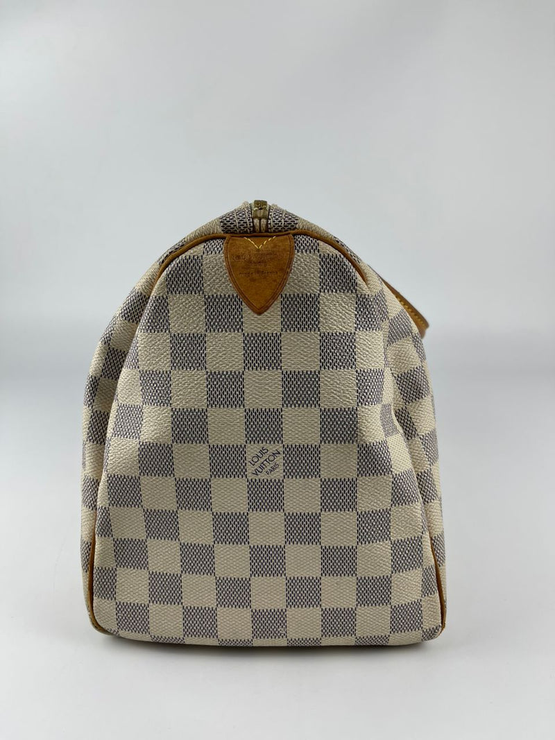 Speedy 30 Damier Azur Canvas