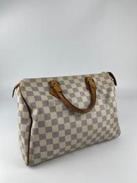 Speedy 30 Damier Azur Canvas