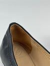 Logo Leather Ballerinas in Black Size 6M