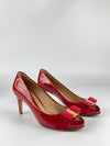 Pola Rosso Patent Calfskin Heels Size 5.5D