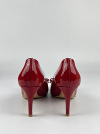 Pola Rosso Patent Calfskin Heels Size 5.5D