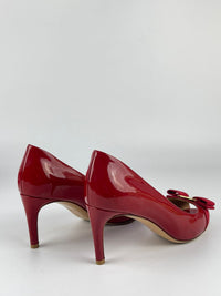 Pola Rosso Patent Calfskin Heels Size 5.5D