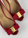 Pola Rosso Patent Calfskin Heels Size 5.5D