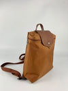 Le Pliage M Backpack in Cognac Recycled Canvas