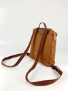 Le Pliage M Backpack in Cognac Recycled Canvas