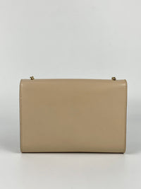 Ginny Shoulder Bag in New Bisque Printed Calfskin