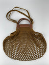 Le Pliage Filet L Mesh in Tobacco Bag