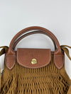 Le Pliage Filet L Mesh in Tobacco Bag