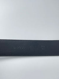 DNP098 Black Saffiano Leather Men's Belt Size 85/34