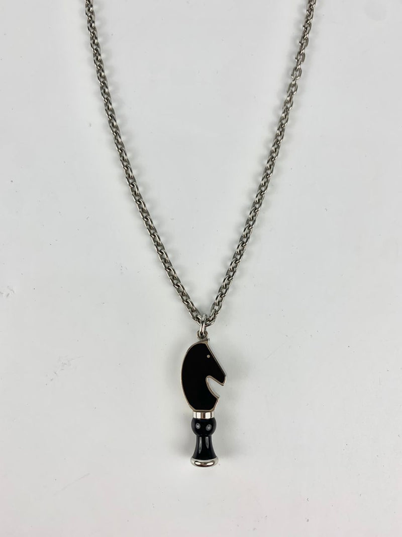 Cavalier Necklace in Black