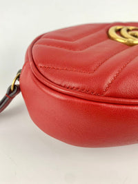 476434 Red GG Marmont Belt Bag