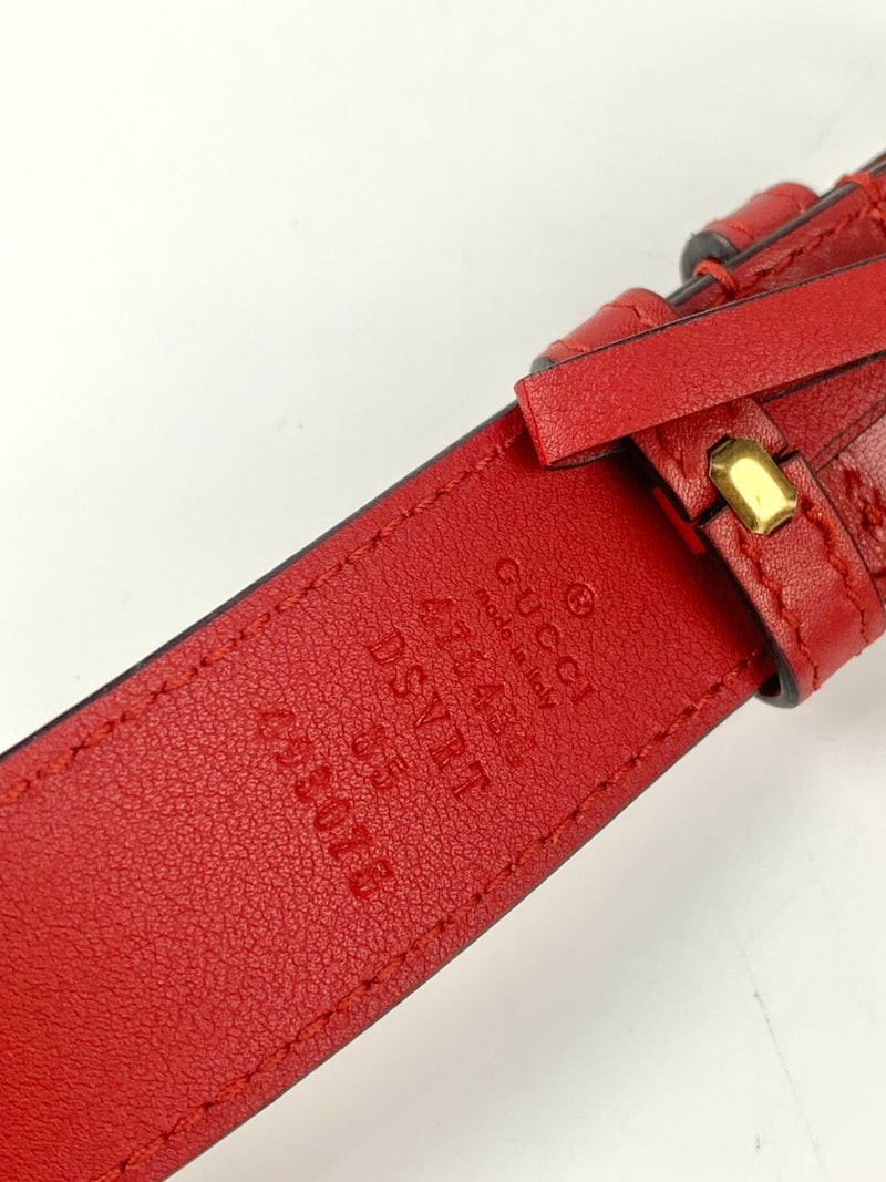 476434 Red GG Marmont Belt Bag