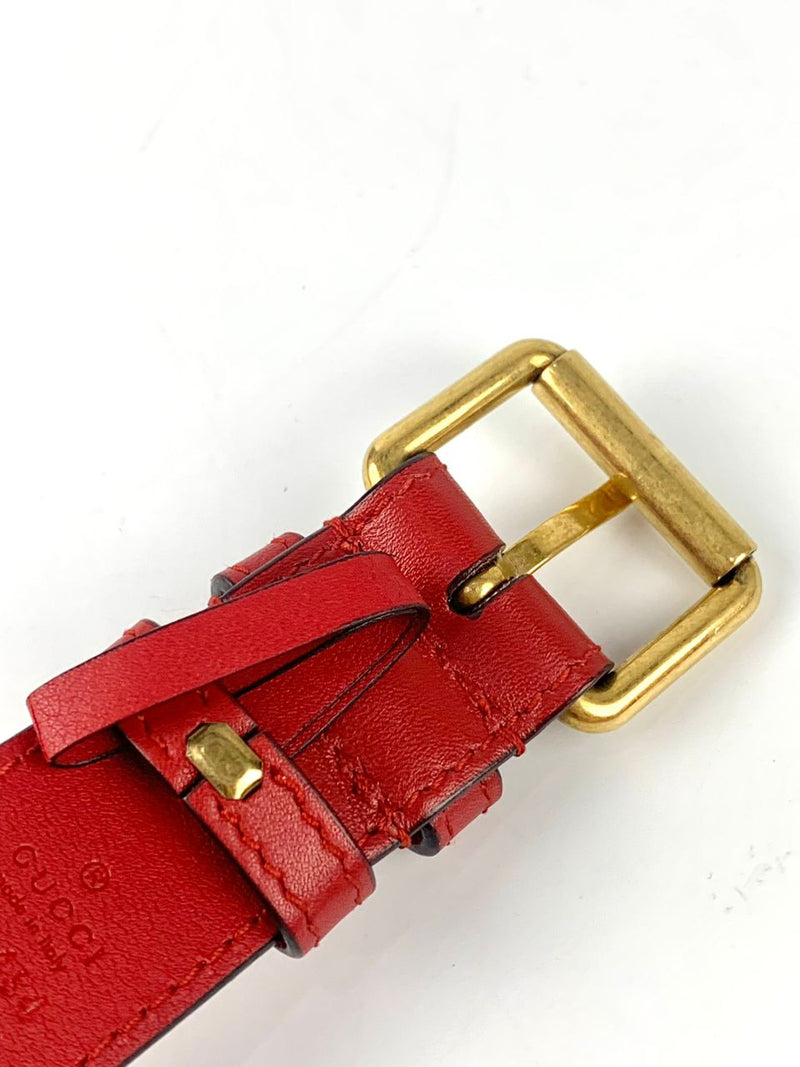 476434 Red GG Marmont Belt Bag