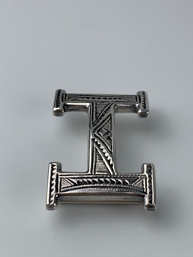 Touareg Sterling Silver Belt Buckle