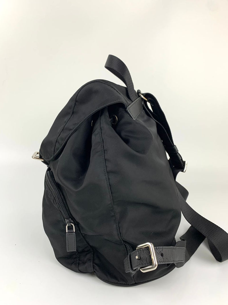 1BZ005 Black Nylon Backpack&nbsp;