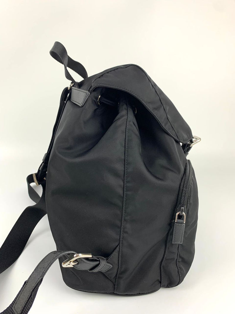 1BZ005 Black Nylon Backpack&nbsp;