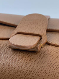 Aria Belt Bag in Pebbled Leather Chestnut