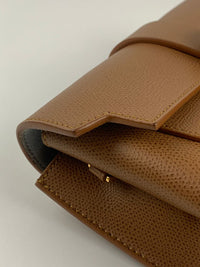 Aria Belt Bag in Pebbled Leather Chestnut