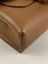 Aria Belt Bag in Pebbled Leather Chestnut