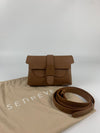 Aria Belt Bag in Pebbled Leather Chestnut