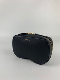 Coda Belt Bag in Pebbled Leather Noir