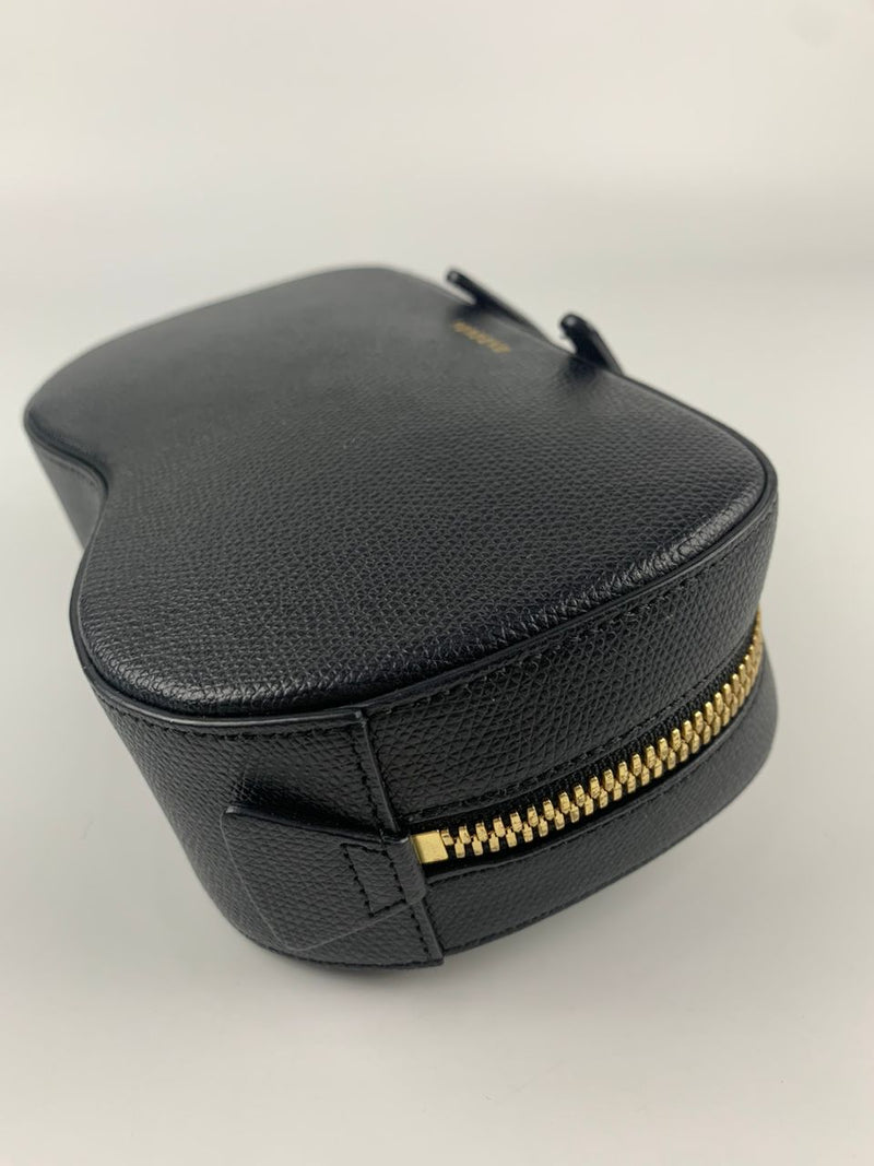 Coda Belt Bag in Pebbled Leather Noir