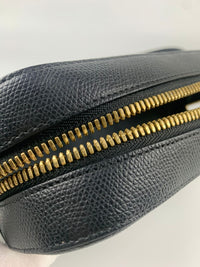 Coda Belt Bag in Pebbled Leather Noir