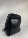 2VZ084 Black Re-Nylon Tessuto/Spazzol Backpack