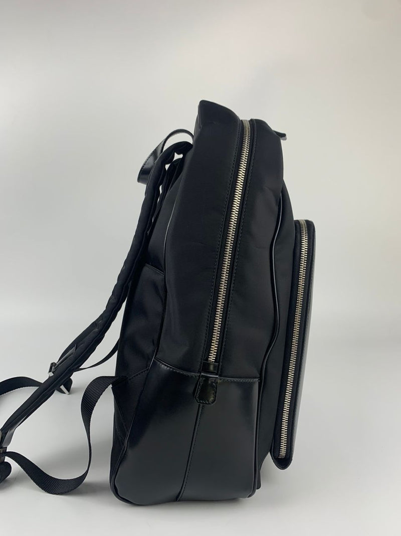 2VZ084 Black Re-Nylon Tessuto/Spazzol Backpack