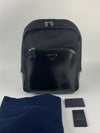 2VZ084 Black Re-Nylon Tessuto/Spazzol Backpack