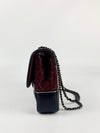 2015 Pre-Fall Tyrolean Paris-Salzburg Lambskin Single Flap in Burgundy / Black RHW