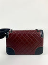 2015 Pre-Fall Tyrolean Paris-Salzburg Lambskin Single Flap in Burgundy / Black RHW