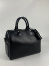 Black Epi Leather Speedy Bandoulière 25