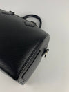 Black Epi Leather Speedy Bandoulière 25