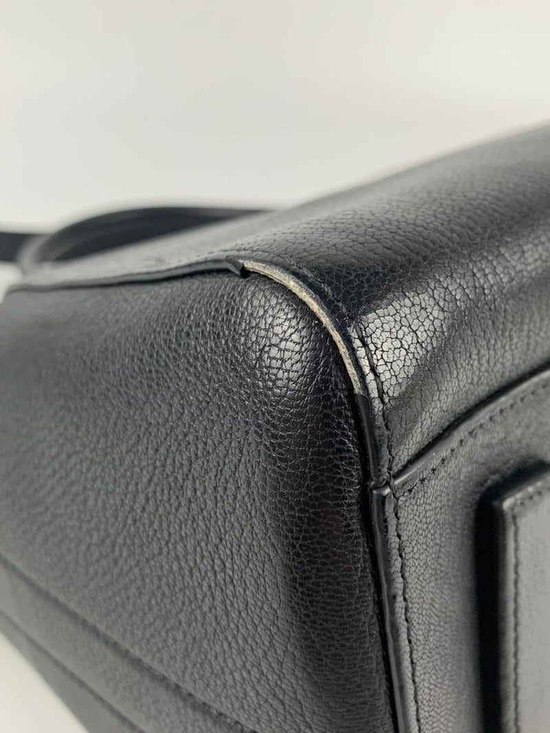 Small Antigona in Black Goatskin